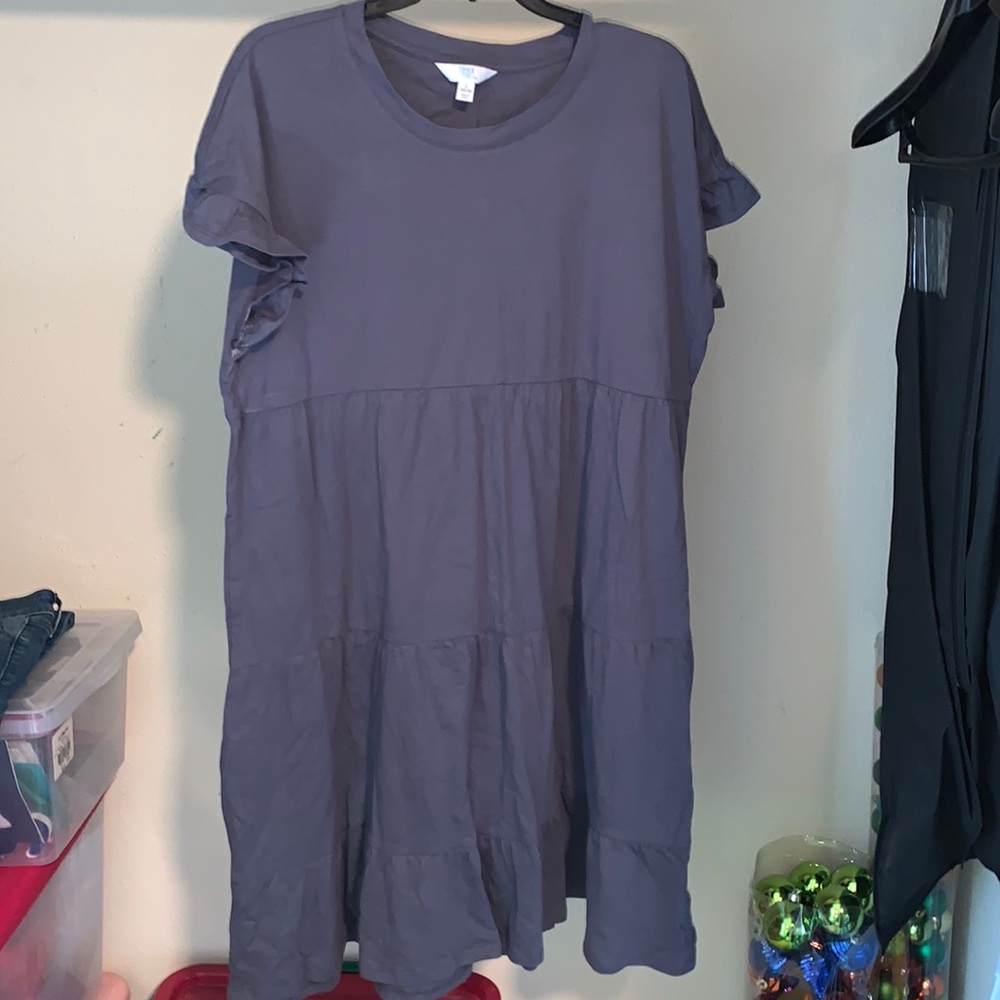 Grey Large Time & Tru t shirt dress